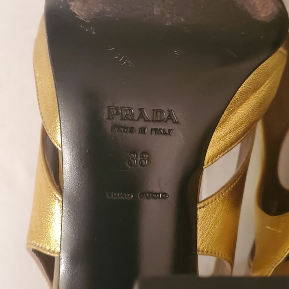 PRADA Colorblock Heels sz 38, US 8 - Picture 6 of 7